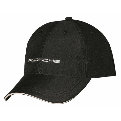 Бейсболка Porsche Design, размер 48/56, черный бейсболка porsche design размер 48 56 красный