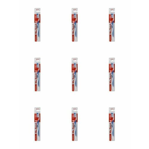 MR.Tooth Зубная щетка Classic жёсткая 9 шт.