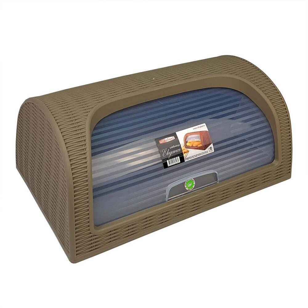 Хлебница Elegance 430*270*190 серо-коричневый ЭльфПл. 436 (Артикул: 4100013912)