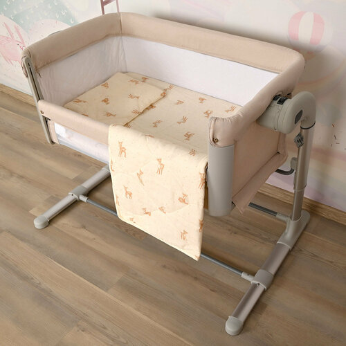 Набор Pituso для приставной колыбели Kalma 3 предмета Оленята 1900₽