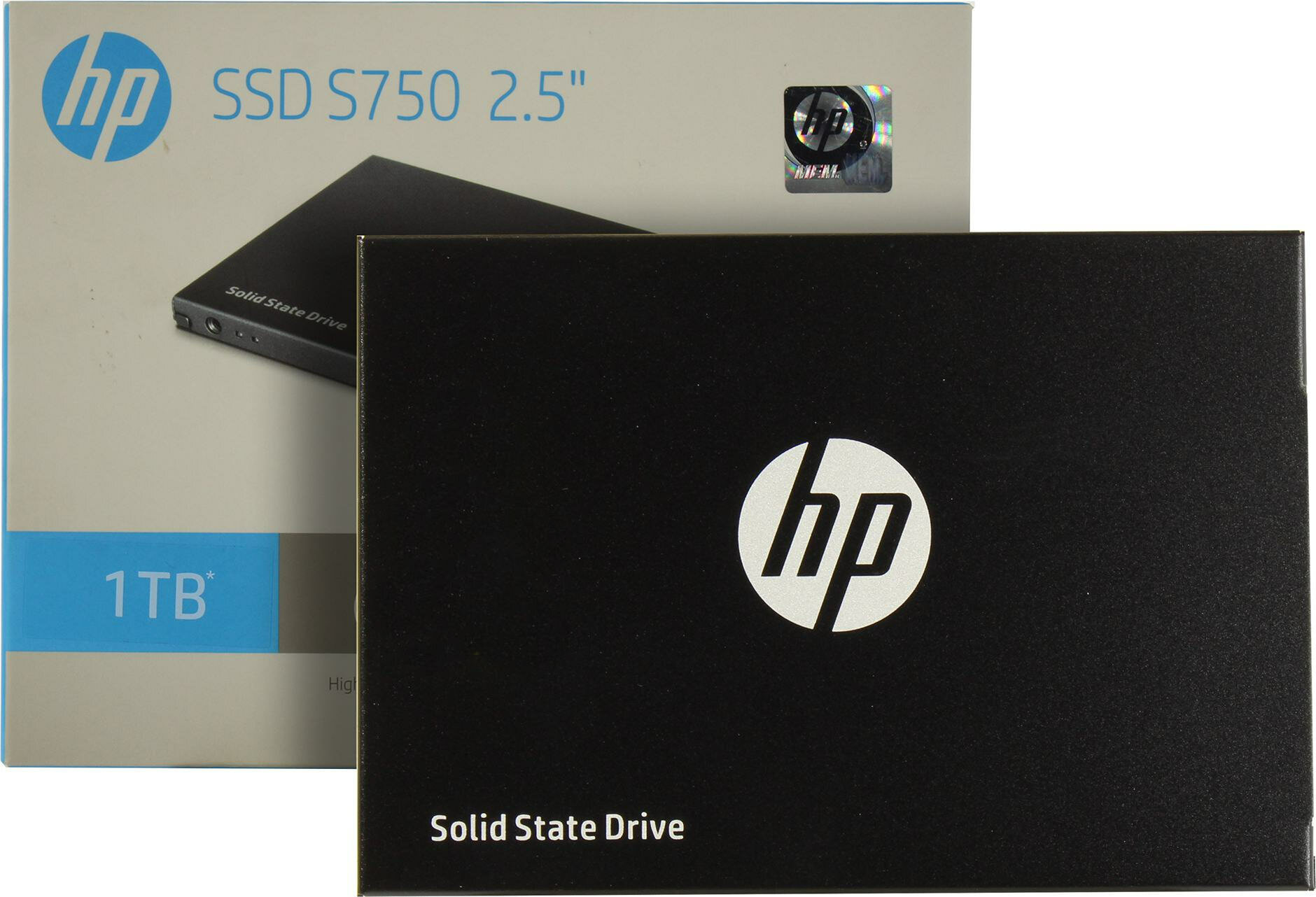 Накопитель SSD 2.5'' HP S750 1TB SATA 6Gb/s 3D NAND TLC 560/520MB/s IOPS 80K/74K 7mm - фото №11