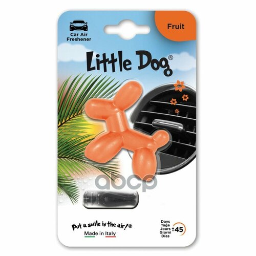 Ароматизатор На Дефлектор Little Dog Fruit (Фрукты) Little Dog Ed0909 Little Dog арт. ED0909