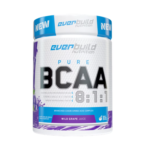 Everbuild Nutrition, BCAA 8:1:1 300г (55порций) wild grape juice