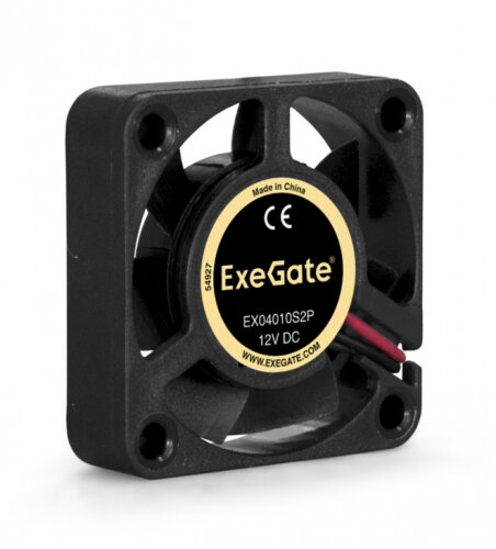 Вентилятор для корпуса Exegate EX04010S2P 40x40x10 мм 2pin 5500RPM 22dBA EX283363RUS