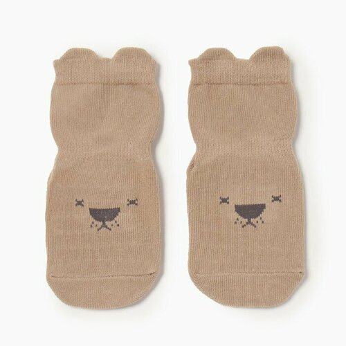 Носки Minaku размер 12/13, коричневый, мультиколор носки детские махровые со стопперами minaku цвет серо голубой размер 10 12 см