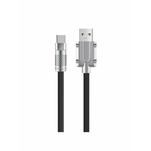 Zipower Силиконовый кабель USB - Type-С с цинковым молдингом, PM6741 / 1М