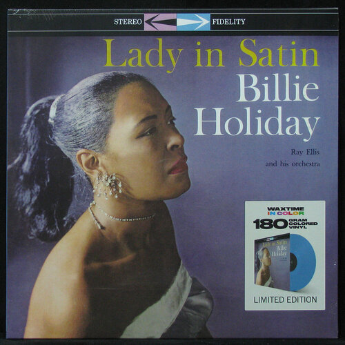 Виниловая пластинка WaxTime In Color Billie Holiday – Lady In Satin (coloured vinyl) sony music billie holiday lady in satin виниловая пластинка