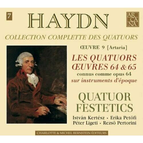 HAYDN, JOSEPH - Quatuors Op. 64 & 65-Quatuor Festetics haydn collection complette des quatuors tome 8 volume 8 oeuvres 71 and 74 known as op 73 and 74 by quatuor festetics