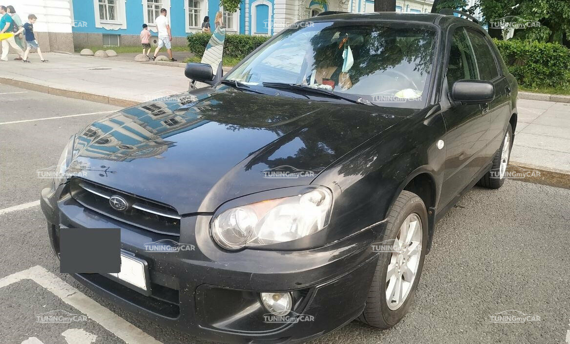 Реснички на фары для Subaru Impreza 2002-2005