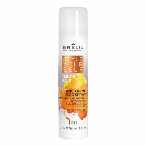 brelil professional эко спрей с мгновенным эффектом блеска shine on me ecospray 75 мл brelil professional style your self Brelil STYLE YOURSELF Эко-спрей с мгновенным эффектом блеска 75мл