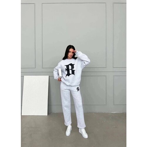 фото Костюм, размер s, черный, серый фэшon