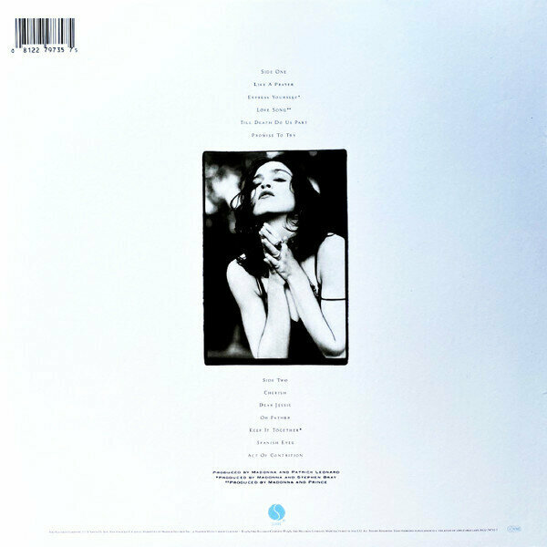 Madonna Like a Prayer Виниловая пластинка Warner Music - фото №12