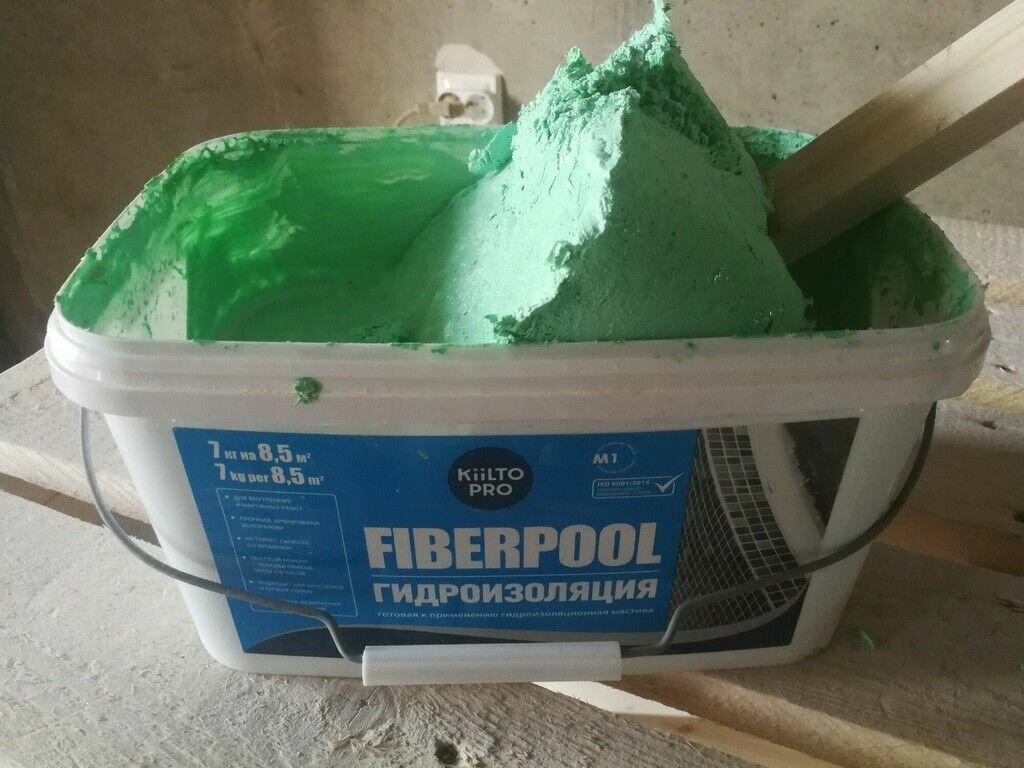 гидроизоляция KESTO Fiberpool полимерная 7кг, арт.T3723.300. - фото №6