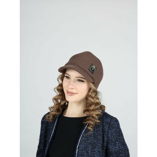 фото Кепка меховой век, размер 55-57, коричневый