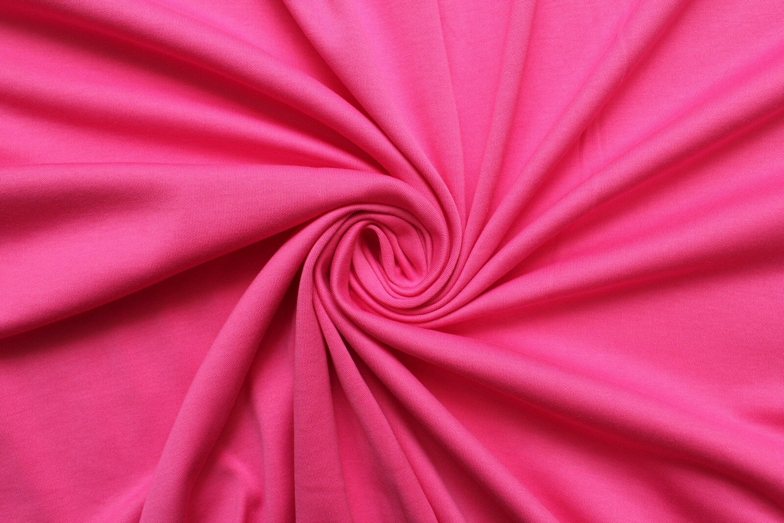 Ткань Джерси-стрейч плотное ярко-розовое, ш146см, 0,5 м