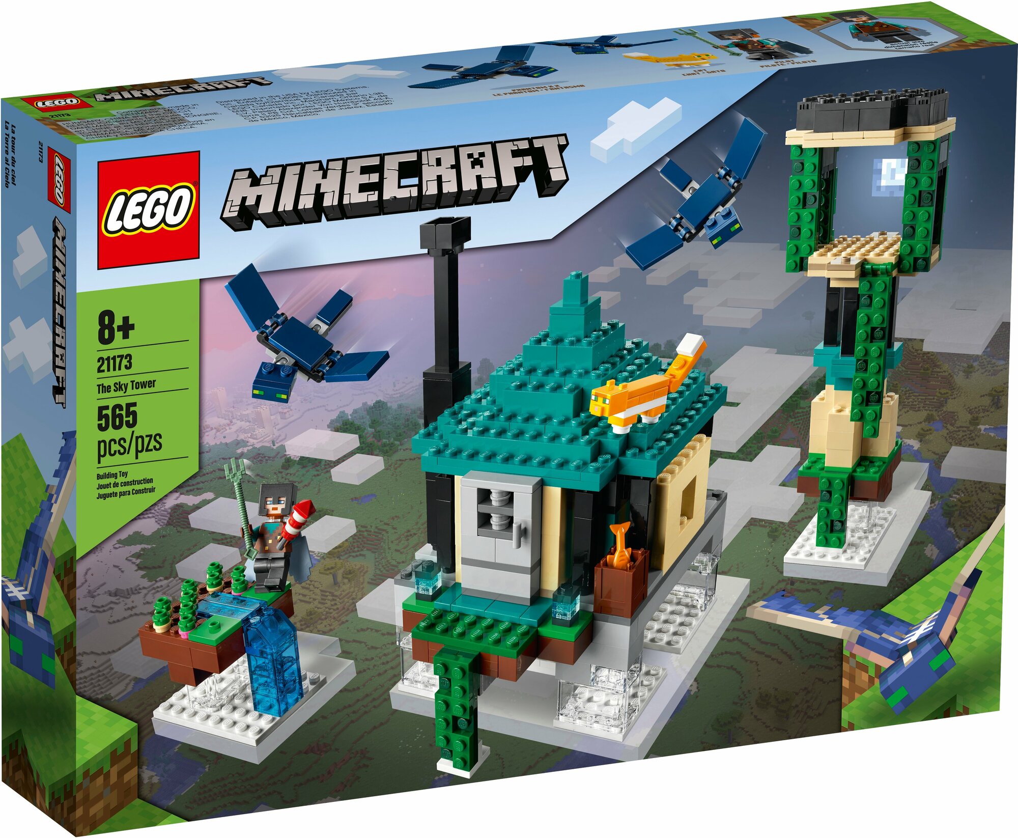 Конструктор LEGO Minecraft 21173 Небесная башня, 565 дет.