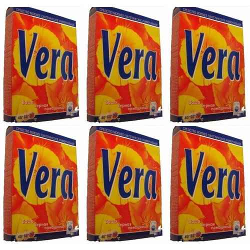 Vera Стиральный порошок универсальный, Автомат, 450 гр, 6 шт