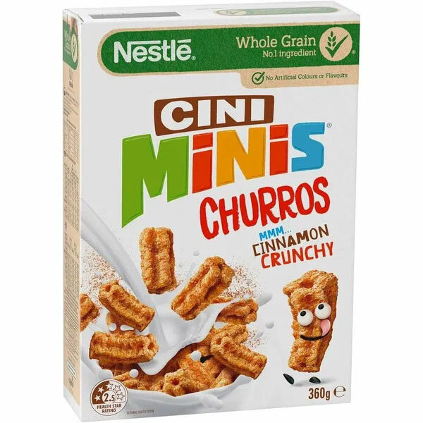 Сухой завтрак Nestle Cini Minis Churros / Нестле Нестле Минис Чуррос 360гр (Германия)