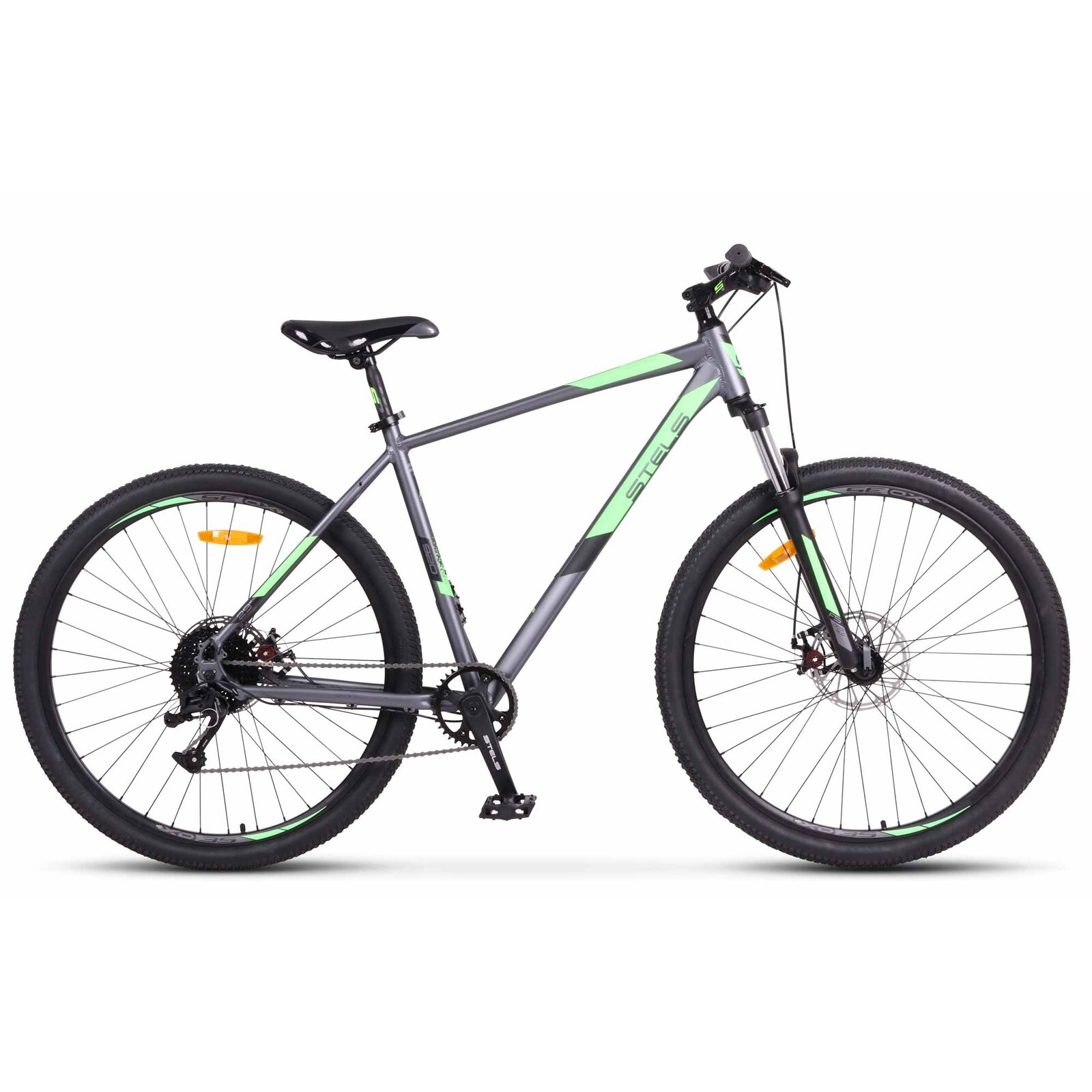 Горный (MTB) велосипед Stels Navigator 920 MD 29 V020 (2022) 20,5 антрацит/зеленый (требует финальной сборки)