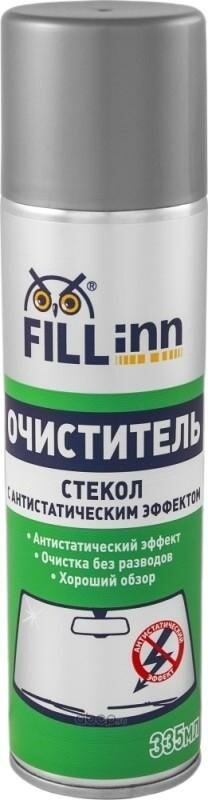 Очиститель стекол с антистатическим эффектом. 335 мл (аэрозоль) Применение: стекло Тип: очиститель Форма выпуска: аэрозоль Объём: 0.335 EAN-13: 4607079334508 Тип: уход и очистка