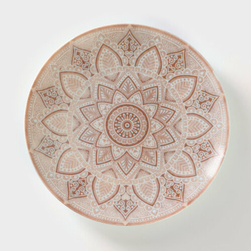 Тарелка фарфоровая Вавилон Кофе d20 см 568₽