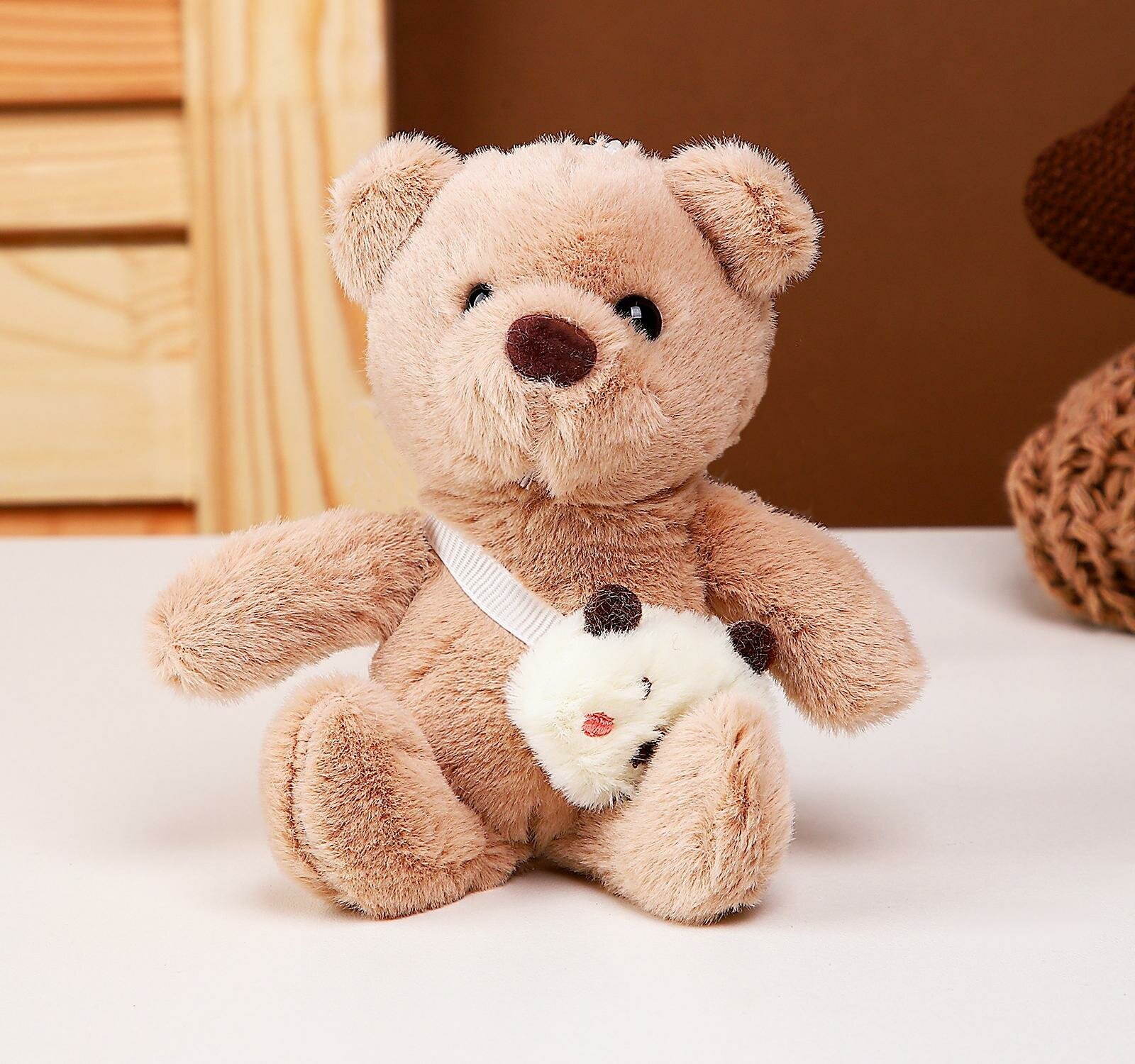 Мягкая игрушка "Медвежонок", 11 см, цвета микс