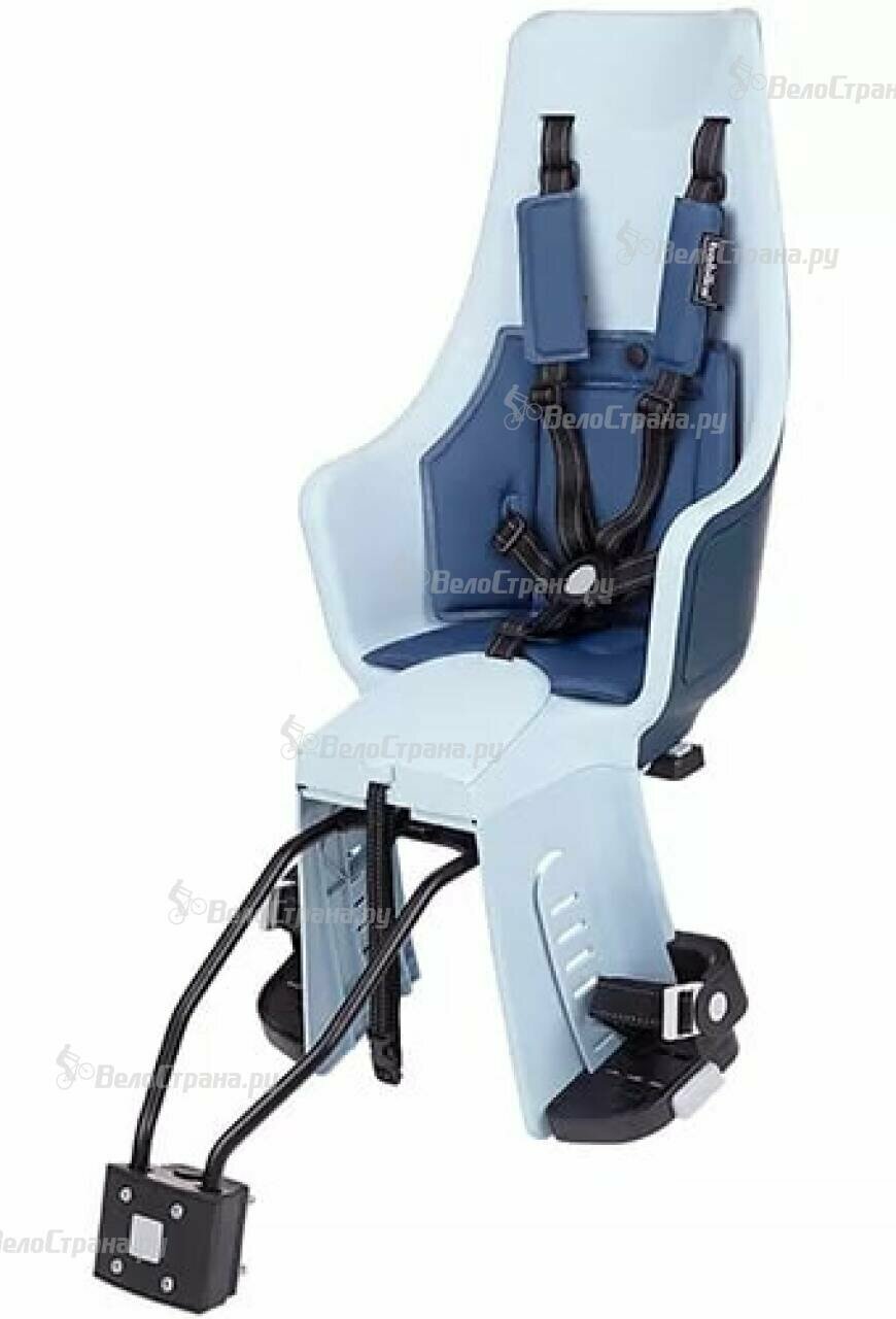 Детское кресло с креплением на багажник/раму Bobike Exclusive Maxi Plus Frame Голубо-синий