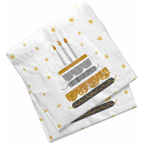 Салфетки бумажные Party 3333см 12шт 600₽