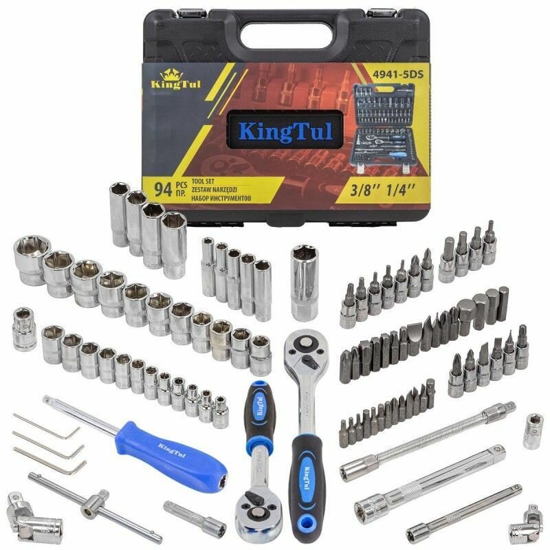 фото Набор инструментов 94 пр. KINGTUL KT-4941-5DS-м