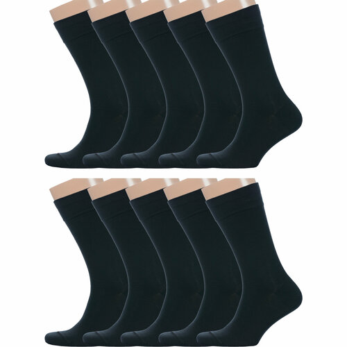 Носки LorenzLine, 10 пар, размер 25, черный