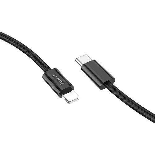 Черный кабель USB Type-C/Lightning Hoco X68 PD20W 1m кабель type c на lightning x67 1m pd20w hoco черный
