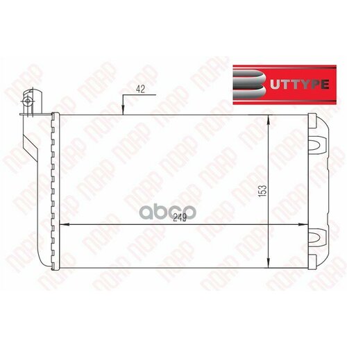 Радиатор Отопителя Ваз-2110 Авто-Радиатор Uttype поар арт. POAROT011001