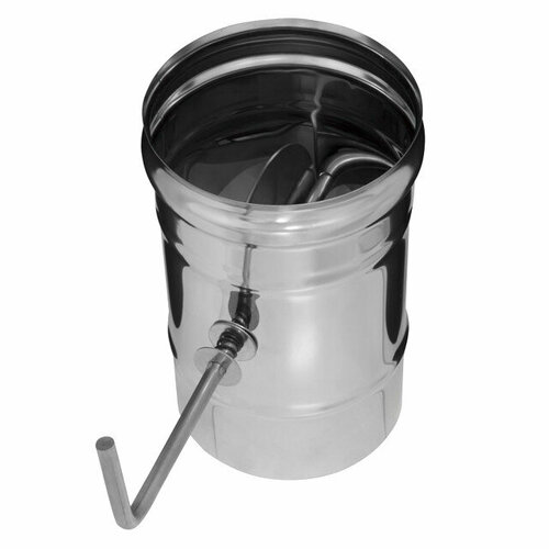 Шибер d 115 мм труба с поворотной заслонкой 3053₽