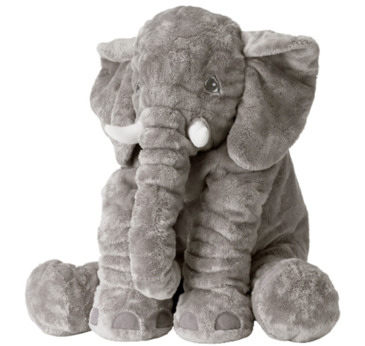 Мягкая игрушка йэттестор Слон, 60 см, серый