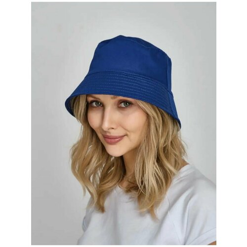 Панама , размер 52-62, синий панама k106 женская дышащая шляпа для рыбаков защита 2021 летняя пляжная шапка с хвостом