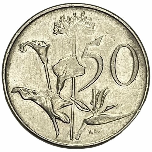 Южная Африка (ЮАР) 50 центов 1976 г. (Окончание президентства Якобуса Йоханнеса Фуше) юар 10 центов 1976 г 2