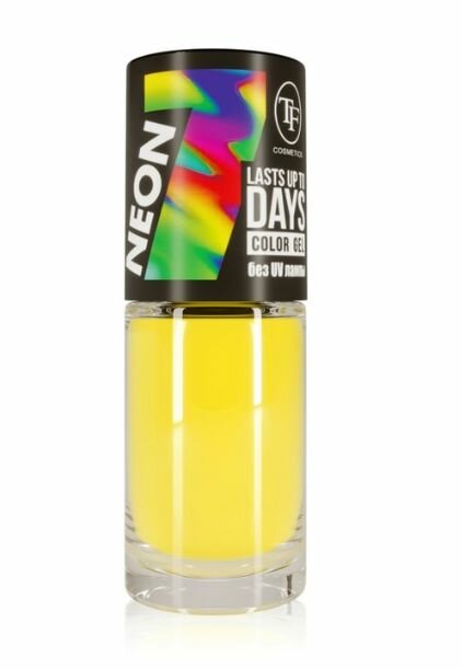 фото TF cosmetics Лак для ногтей 7 Days, 311 Neon Banana, 8 мл