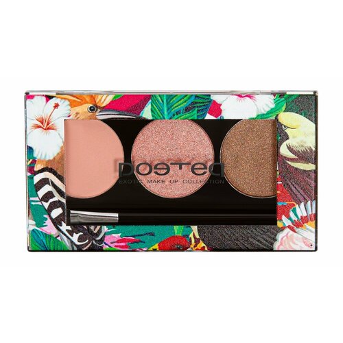 POETEQ Палетка теней Eyeshadow Palette Honeymoon для глаз 6 г 57 розово-бронзовый 590₽