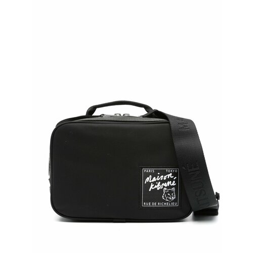 Сумка поясная Maison Kitsune, черный сумка на раму sks traveller up