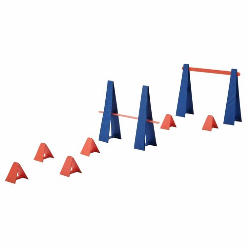 Икея IKEA SKRATTMAS скраттмас полоса препятствий сине-красный 6599₽