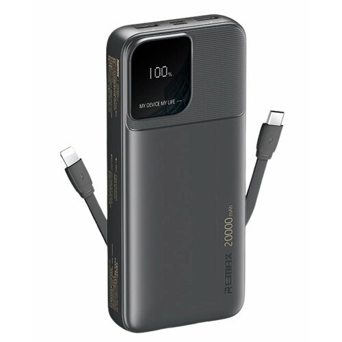 Внешняя аккумуляторная батарея Remax Rellaen RPP-658 20000mAh черный 2063₽