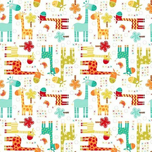 Ткань для шитья хлопок, 1 Метр ткани, Поплин 115 гр/м2; Отрез - 150х1000 см/№ 1842