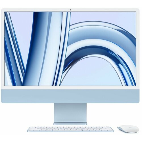 Моноблок Apple iMac 24 Apple M3 8-core/24Gb/1Tb/Apple graphics 10-core/blue