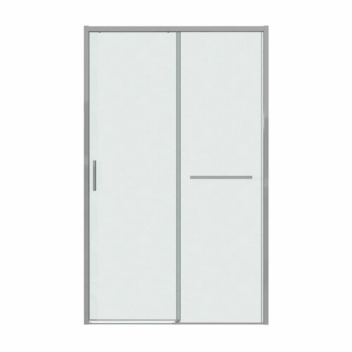 Душевая дверь Grossman Style 120x195 100. K33.05.120.10.02 стекло шиншилла, профиль хром