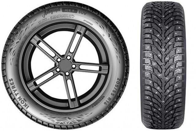 Шина Ikon Tyres(Айкон Тайерес) Autograph Ice 9 SUV 215/65 R17 103T зимняя автомобильная шипованная