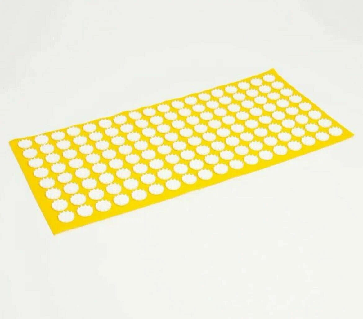 Элтиз массажный коврик Аппликатор № 70, спанбонд 32x23 см, желтый/белый