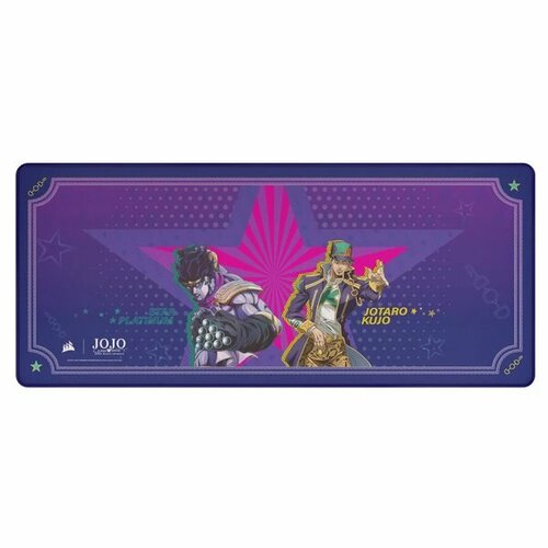 Коврик для мыши Corsair MM350 Pro JOJO Stone Ocean XL фиолетовый 5490₽