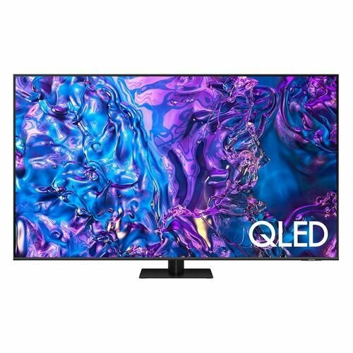55 Телевизор Samsung QE55Q70DAUXRU QLED 4K Ultra HD черный смарт ТВ Tizen OS 232580₽
