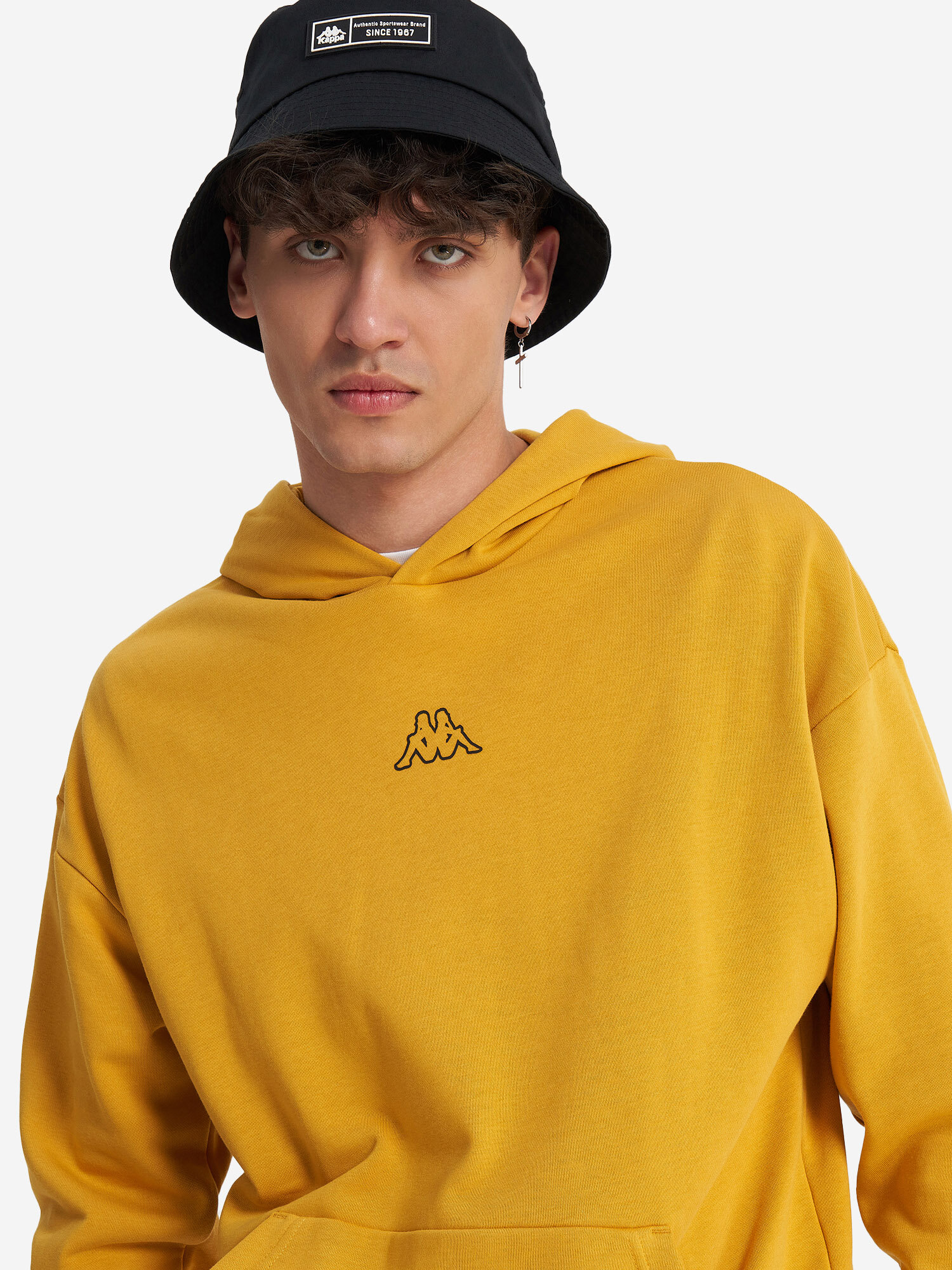 Худи мужская Kappa охра, RUS:...