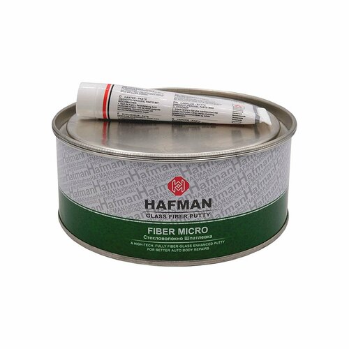 Шпатлевка автомобильная с микростекловолокном Hafman Fiber Micro 0,9 кг.